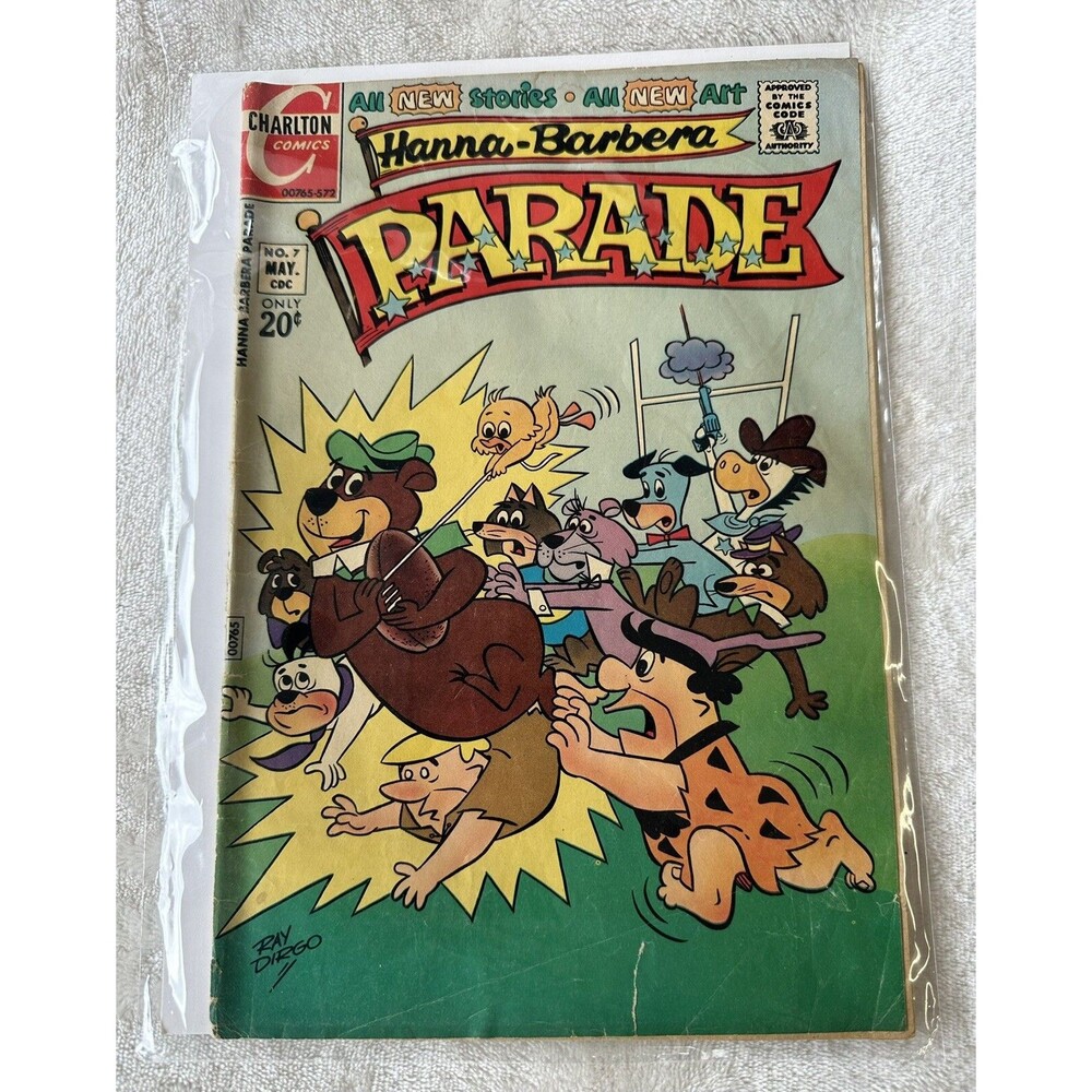 Hanna-Barbera Parade Comic #7 (May 1972) Fred Flintstone Magilla Gorilla